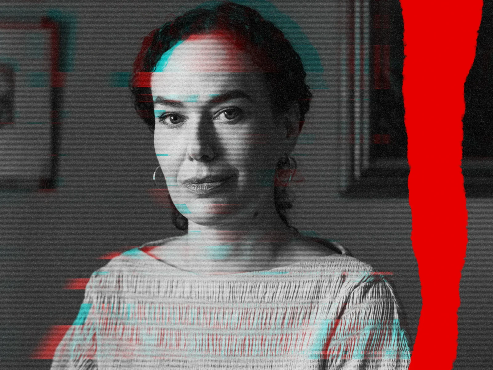 Vinjettbild för Skavet, porträttbild på Therese Bohman.